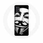 &Uuml;mbris Samsung Galaxy A51 5G We Are Legion Mask Anonymous jaoks