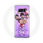 Coque pour Samsung Galaxy S8 BTS TinyTAN Animation Affiche RM Jin Suga J-Hope Jimin Jungkook Et V