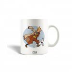 Mug en C&eacute;ramique Les Aventures de Tintin Milou et Tintin Fond Bleu