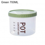 700/900 ml s&auml;ilituspurk koos skaaladega virnastatava plastikust kuivatatud puuviljatee suletud purgiga k&ouml;&ouml;gitarvikud 700ML roheline