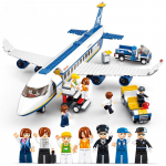 City-sarja reisijate lennukid reaktiivlennukid kaubalennukite bussikomplektid kaasaegse lennulennujaama ehitusklotsid M&auml;nguasjad lastele kingitus poistele