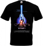 Tron Movie Poster Black Unisex T-Shirt S