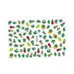 Veekindel avokaadolehest kaktuse k&uuml;&uuml;nte kleebis T&auml;iskattega DIY liimkaunistus 32