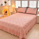 Piimapl&uuml;&uuml;sist voodikate soojuse s&auml;ilitamiseks, talvine pl&uuml;&uuml;s, lihtne ja paks puuvillast polsterdatud voodikate igaks aastaajaks 200x230bed cover 1PC