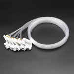 NEW R330 UV Ink damper For Epson R330 R320 L800 L805 L1800 R1390 R2000 R1900 R1800 UV Ink damper 6Row Ink tube 1set 1.5M White