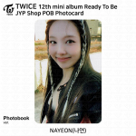 KAKS KORDA 12. minialbum valmis olema POB BDM JYP MP SW WM 10 versioon KPOP K-POP Nayeon - JYP (Photobook)