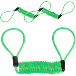 Balacoo 3tk Jalgratta lukk Jalgratta lukk Jalgrattad Mootorratta kaasaskantav lukukaabel Kaasaskantav luku meeldetuletus traadi jalgrattavarustuse anti-meeldetuletuse tross piduri lukustuskaabel