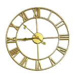 40 cm seinakell Euroopa t&ouml;&ouml;stuslik vanaaegne seinakell rooma numbritega kuld