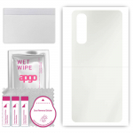 apgo MATTE Protective Skin Sticker for the back compatible with Oppo Reno3 Pro, Wrap Film, Hydrogel Film, Flexible, Soft TPU with positioning layer ea