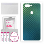 apgo Protective Skin Sticker for the back compatible with Oppo R15x, Wrap Film, Foil, Vinyl - Pattern Carbon Chameleon CAKA1