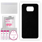 apgo Protective Skin Sticker for the back compatible with Xiaomi Poco X3 Pro, Wrap Film, Foil, Vinyl - Pattern Matte Black