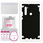 apgo Protective Skin Sticker for the back+sides compatible with Xiaomi Redmi Note 8T, Full Wrap Film, Foil, Vinyl - Pattern Matrix