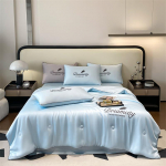 Suvine &otilde;huke tekk Pehme kliimaseade nelja aastaaja tekk tekk kaheinimese jahutusvoodi Tekk 150 &uuml;heinimesevoodi tekk 150 200cm-1pc quilt