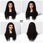 Naiste pruun blond, liimita s&uuml;nteetiline peapael, kuumakindlast kiust, pikast s&uuml;gavast lokkis, loomuliku v&auml;limusega peapaelaga parukas igap&auml;evaseks kasutamiseks.