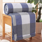 Veega pestud puuvillane suvine jahe tekk suvine tekk ei prindi tuul lihtne konditsioneer tekk &otilde;huke tekk 100X150CM gray