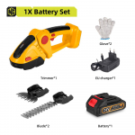 NEWBENY elektriline hekil&otilde;ikur 2-IN 1 T&otilde;hus juhtmeta majapidamises kasutatavate p&uuml;gamissaag Laetavad elektrit&ouml;&ouml;riistad Makita 18 V aku jaoks NO Battery-Yellow