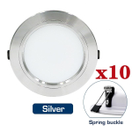 10tk/partii LED-allvalgusti 12V 24V 110V 220V kohtvalgusti 5W 9W 12W 15W 18W s&uuml;vistatav LED laevalgusti k&uuml;lm soe valge lamp DC12V 15W&Warm White