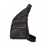 Rinnapakk Kunstnahast reguleeritav rihm Unisex &otilde;lakott Retro reisivastane mitme taskuga koti k&uuml;lg khaki