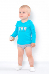 Bodysuit (infant boys), Any season, Nosi Svoe, 5043-015-33-4 74 t&uuml;rkiissinine