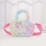 &Uuml;kssarviku k&auml;ekott kingitus, Unicorn k&auml;ekoti ehtekomplekt, Unicorn laste ehete kaelakee k&auml;ev&otilde;ru, s&otilde;rmus, juukseklamber, v&auml;ikese t&uuml;druku rollim&auml;ng
