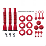 Vastupidav gaasipurgi tila vahetusd&uuml;&uuml;s 5-liitriste k&uuml;tusepaakide jaoks 3 Set