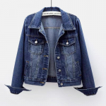 FiveFive s&uuml;gisene teksajakk naiste poiss-s&otilde;ber Jean Coat t&auml;navariided Harajuku vintage kevade p&otilde;hilised &uuml;ler&otilde;ivad XL