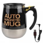 Thermal Blender Uus kohvipiima segamistass roostevabast terasest automaatne isesegav nutikas mikser 400 ml magnetkruus 400ml roosa