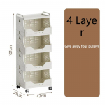 M&auml;&auml;rdunud riiete korv majapidamises kokkupandav m&auml;&auml;rdunud riiete hoiukorv plastikust mitmekihiline hoiukorv hoiukorv k&auml;ru 4 Layer valge