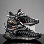 Meeste kingad Dragon Scale Spordijalatsid Meeste vabaaja v&otilde;rkkangast hingavad Hiina stiilsed kingad 39 must