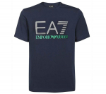 EA7 EMPORIO ARMANI meeste T-s&auml;rk puuvillane tumesinine 3LPT36-PJ5MZ-1554 ORIGINAAL XL sinine