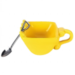 Sagit naljakas kohvitass Ekskavaator Kohvitass Teetass Teekomplekt Kingitus isale One Size kollane