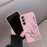 Lillemustriline pehme silikoon&uuml;mbris Samsung A55 M35 S24 Xiaomi Redmi Note 13 Pro 13C iPhone Huawei Honor Realme kaamerale kaitsev p&otilde;rutuskindel kate Samsung Galaxy S9 Plus sinine