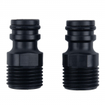 Plastikust aiakraani vooliku toru &uuml;hendus adapter isane kruvikeerme 1/2 osa Uk