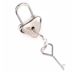 S&uuml;damekujuline tabalukk minipagasi riistvaralukud kohvri ehtekarbi v&otilde;tmega