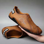 Suvised meeste vabaajajalatsid Nahast Luksuslikud Augulised Mokassiinid Hingavad Meeste Tossud Libisevad Disainer Meeste Loafers Zapatos Hombre 46