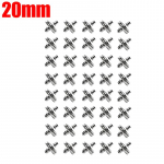 40 paari kardina magnetnupuga, naelteta eemaldatav akenkardin, sulgege magnet, pandla reguleerimine kardinaklambrite tarvikud 2.0cm-40pcs
