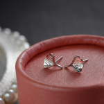 Ginkgo Biloba Leaf Stud Stud K&otilde;rvar&otilde;ngad Naine Mori Sweet Leaf Campus Style K&otilde;rvar&otilde;ngad V&auml;rske V&auml;rske Korea versioon Ni&scaron;i Disain Ehted