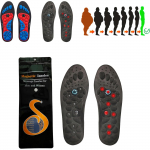 L&auml;bipaistev magnetiline sisetald, hingav sisetald, jooksuspordi p&otilde;rutusi summutav massaaži sisetald M must