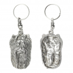 Yorkshire Terrier, Yorkie II - Silver-plated dog pendant, handbag decoration, backpack pendant by Art-Dog brand