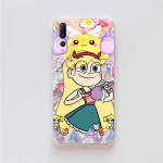 Star vs the Forces of Evil TPU &uuml;mbris iPhone XR 7 8 14 15 11 12 13 X XS Pro Max Xiaomi Redmi 13C Note 9 Samsung A22 S23 S24 Ultra Plus VIVO jaoks Samsung A52 tuhmkollane