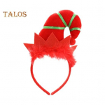 P&auml;kapikuteemaline juukser&otilde;ngas erksad v&auml;rvid pl&uuml;&uuml;sist alumine m&uuml;ts Dekoratsiooniga peapael Halloweeni j&otilde;ulud p&auml;kapiku peakattega juukseaksessuaar punane