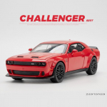 HellCat Dodge Challenger SRT Demon Superauto Simulatsioon Diecast & M&auml;nguautod Heli & Valgus Tagasit&otilde;mmatav Auto 1:32 sulami mudel
