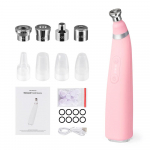 Kaasaskantav teemantkoorimismasin mikrodermabrasiooni n&auml;opuhastusseadme koorimine vaakum-mustpeade eemaldaja P roosa