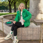 Kapuutsiga l&uuml;hike sulejope naistele Talvine Uue disainiga paksendatud jope v&auml;ikestele inimestele 3XL