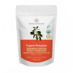 Aarshaveda Orgaaniline Ashwagandha juurepulbri pakend 200 gm &ndash; 100% sertifitseeritud orgaaniline, gluteenivaba ja vegan, parandab luude ja lihaste tugevuse stressi leevendamist