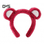 Karu k&otilde;rvade peapael Halloweeni j&otilde;ulude cosplay kohev juuksepael Loomade k&otilde;rvad peakate kost&uuml;&uuml;mi aksessuaar roosa punane v&auml;rv