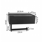 Seinale kinnitatav tualettpaberi hoidik Vannitoa salvr&auml;tikute tarvikud Rack-hoidikud Punch Free WC-rullipaberi hoidik LM