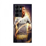 Coque Maniacase pour Samsung Galaxy s22 Ultra Kylian Mbappe Real Madrid Wallpaper