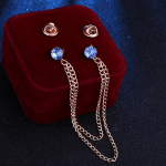 Tutt Kett Pross Pin &Uuml;likond S&auml;rk Riik Corsage Collar Prossid valge