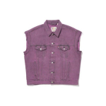 Levis SS23 Pride Kollektsioon &Uuml;hev&auml;rviline teksist vest Meeste vestid Lilla A5335-0000 M